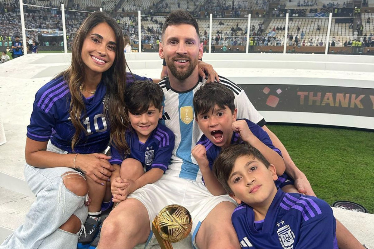 Lionel Messi Wife, Family photos: मेसी की पत्नी एंटोनेला रोकुजो और उनके परिवार के बारे में जानें