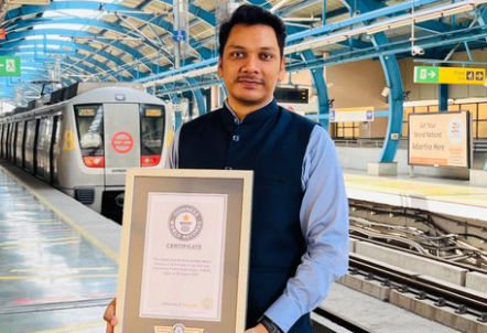 Delhi Metro कर्मचारी ने बनाया वर्ल्ड रिकॉर्ड, गिनीज बुक में दर्ज हुआ नाम