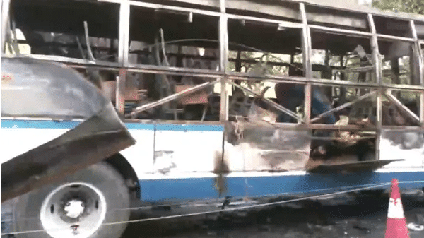 कटरा से जम्मू जा रही बस में लगी आग, 4 की मौत,  मुआवजे का किया गया ऐलान