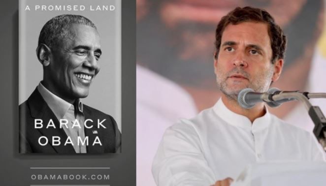 बराक ओबामा ने अपनी किताब में राहुल गांधी को बताया ‘घबराया हुआ छात्र’