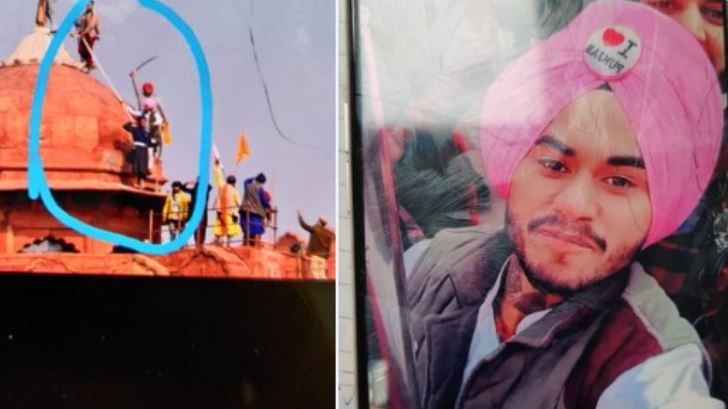 लाल किले के गुंबद पर चढ़ने वाले जसप्रीत सिंह को दिल्ली पुलिस ने गिरफ्तार किया