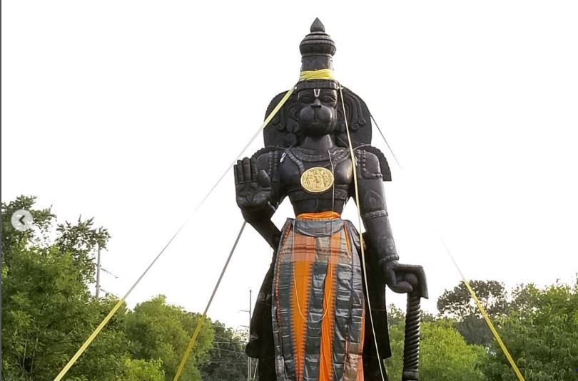 अमेरिका में स्थापित है हनुमान जी की 25 फीट ऊंची मूर्ति, जानें खासियत